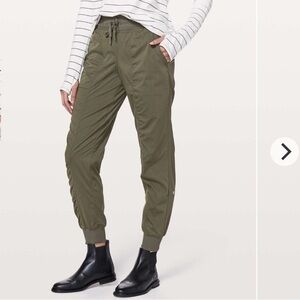 Lululemon Dance Studio Jogger - Dark Olive - Size 4